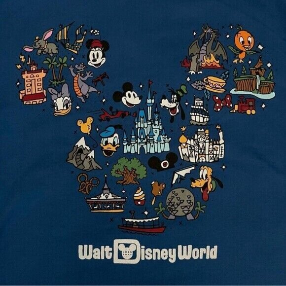 Disney Parks - Walt Disney World Icons T-Shirt for Adults - Picture 3 of 3